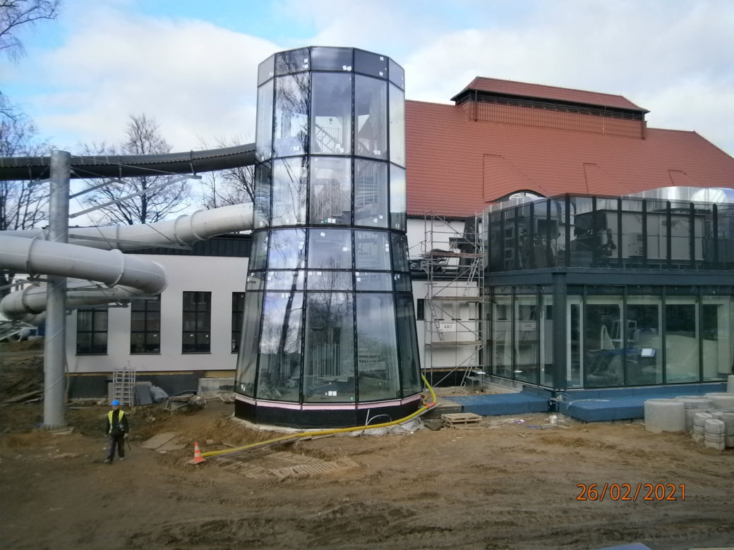 Budowa AquaStar w Stargardzie - luty 2021