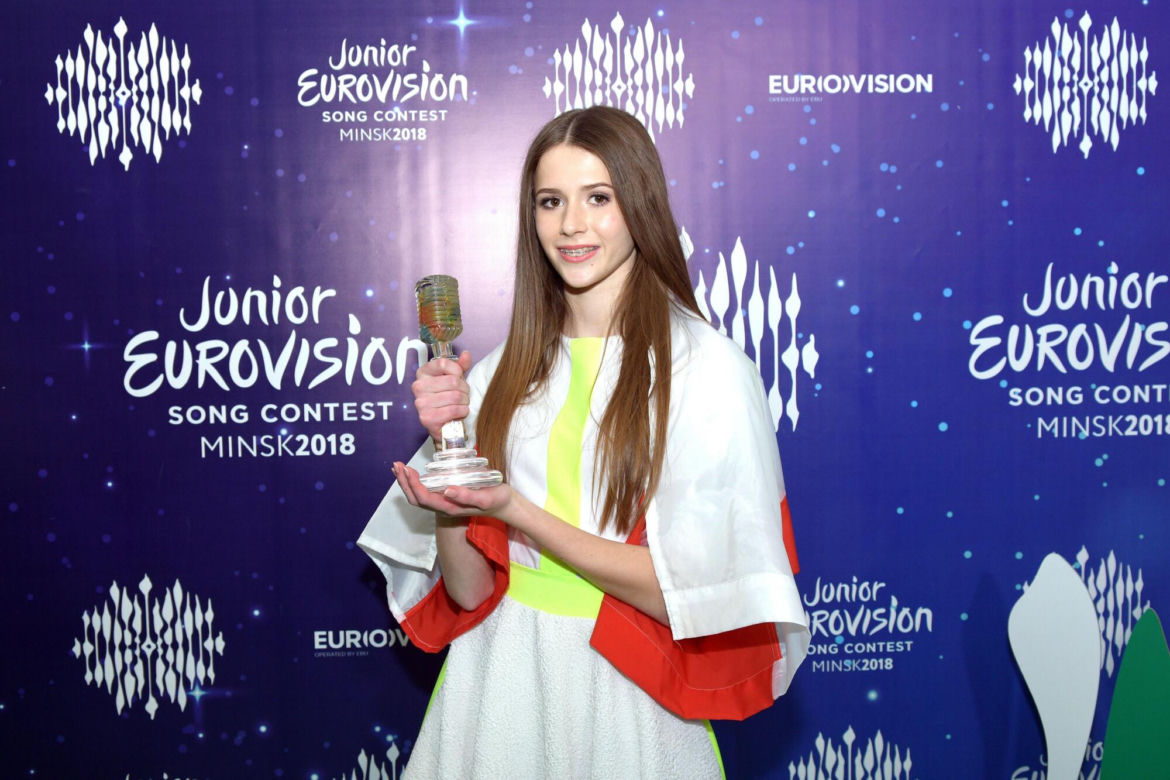 Wokalistka sama wygrała Eurowizję Junior w 2018 roku!