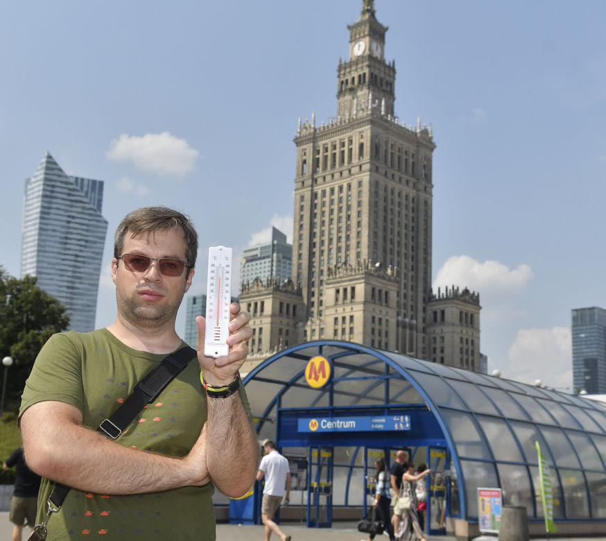 Upały w Warszawie