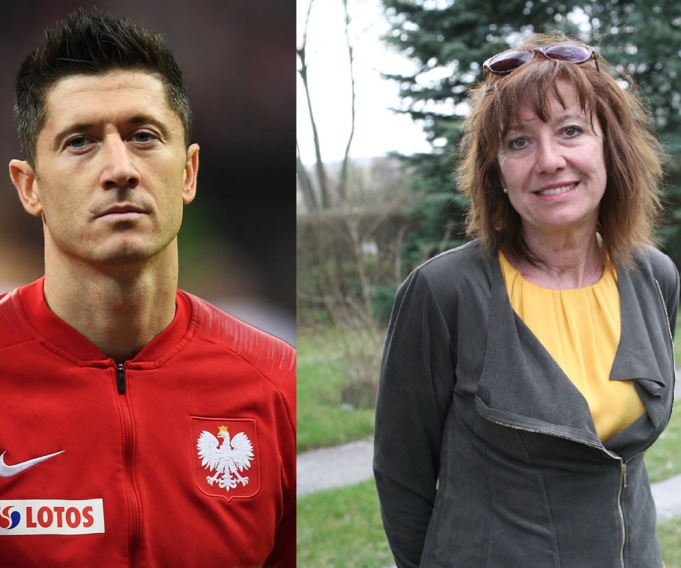 Robert Lewandowski i mama Iwona
