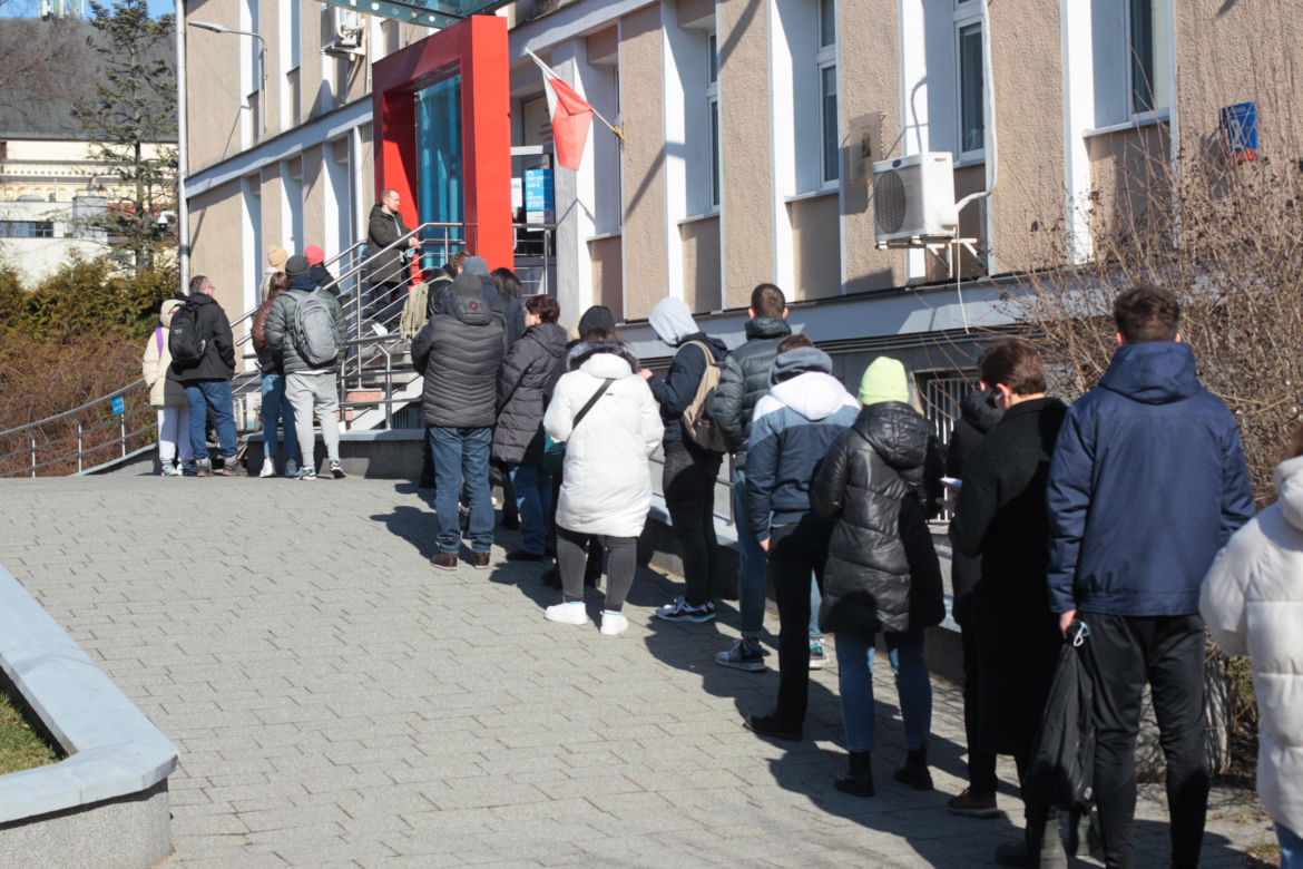 Warszawa w pierwszych dniach po rosyjskiej inwazji na Ukrainę