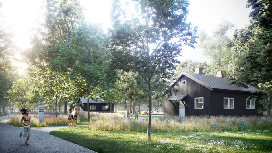 Modernizacja parku Pole Mokotowskie w Warszawie, proj. WXCA