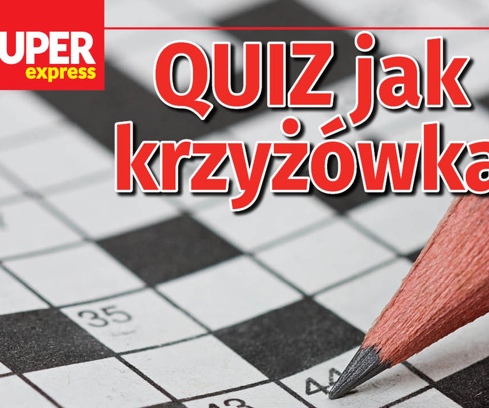 QUIZ jak krzyżówka. Wskaż odpowiedzi i zgadnij hasło. Lekko nie będzie!