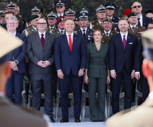 Marta Nawrocka podczas defilady