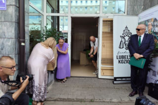 Kolejny koziołek zamieszkał w Lublinie. Tym razem to księgowy Stefan