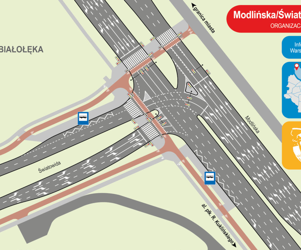 Ulice Modlińska i Światowida zostaną połączone