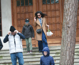 Marta Kaczyńska ze święconką