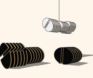 Lampa ze sklejki
