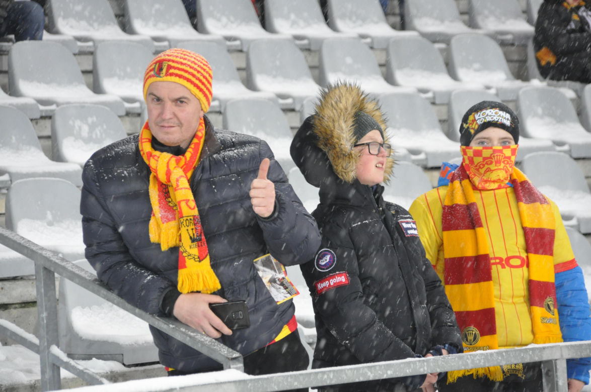 Korona Kielce - Lech Poznań. Zdjęcia kibiców na Suzuki Arenie
