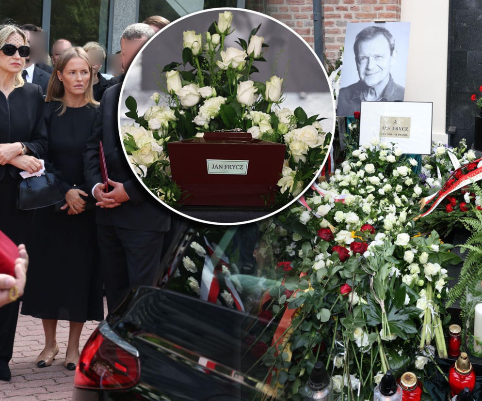 Aktorka Olga Frycz na pogrzebie ojca. W miniaturze urna z imieniem Jana Frycza. O ceremonii przeczytasz w serwisie Eska.