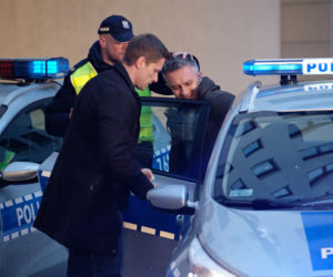 Na Wspólnej odc. 3252. Mirek Bradnik (Łukasz Płoszajski), Robert Tadeusiak (Dariusz Wnuk)