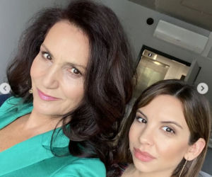 Ilona Janyst, Małgorzata Pieczyńska (Aneta i Aleksandra z M jak miłość) na planie