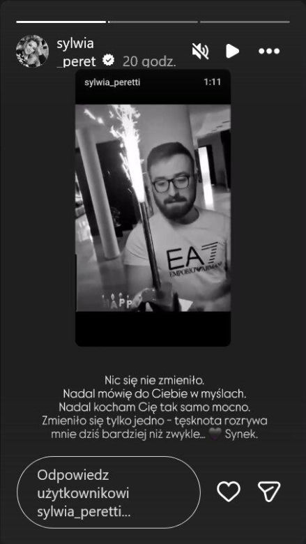 Dramat Sylwii Peretti w urodziny Patryka. Łzy na cmentarzu