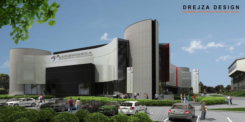 Hala sportowo-widowiskowa Łuczniczka. Projekt: Drejza Design