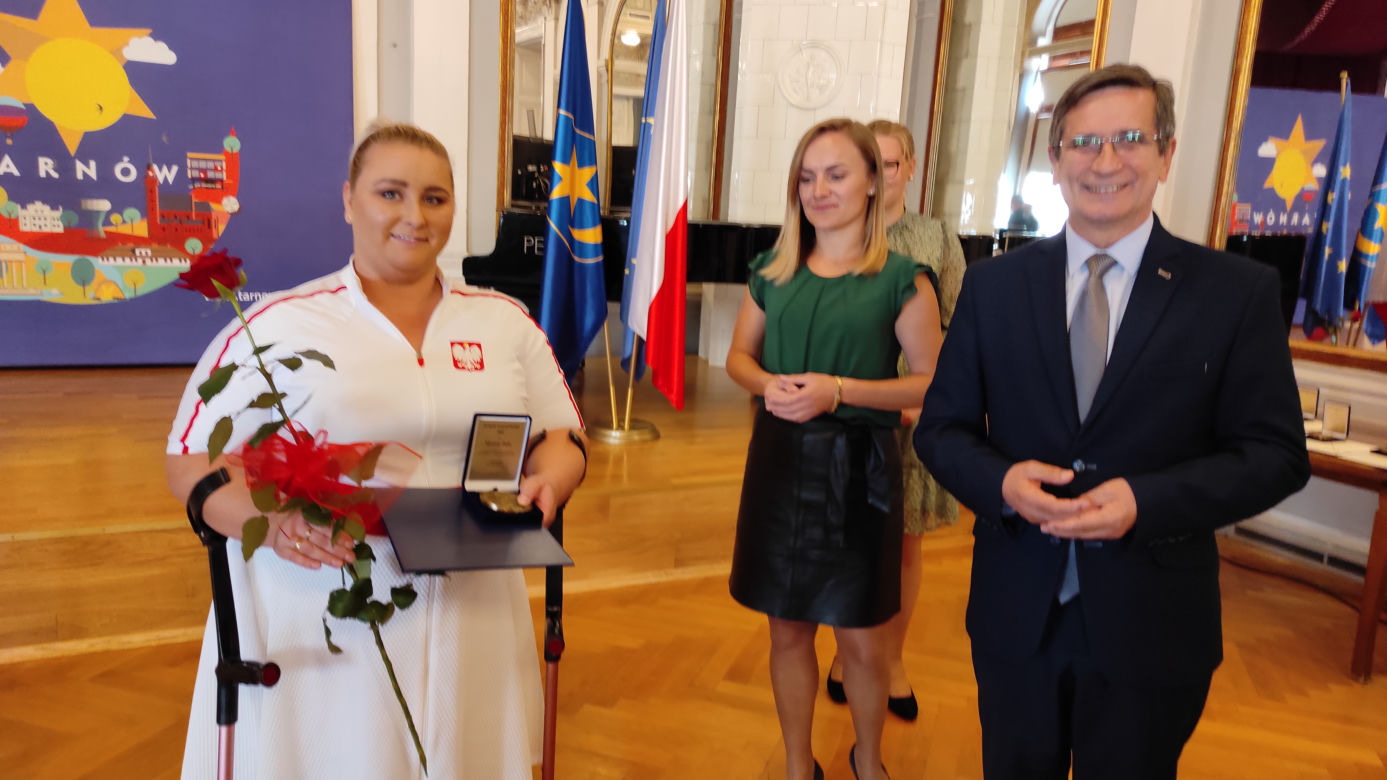 Spotkanie z tarnowskimi paraolimpijczykami w Sali Lustrzanej