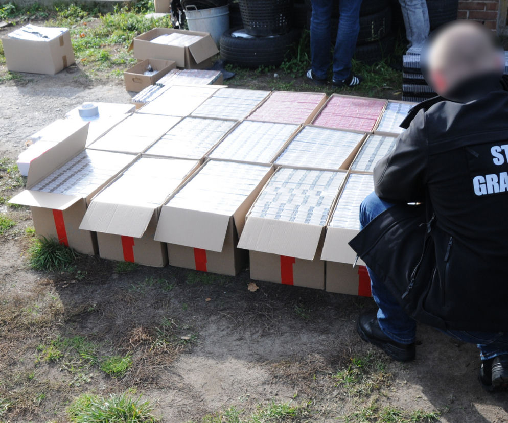 POW. MIELECKI: Straż Graniczna znalazła u 57-latka blisko 10 tysięcy paczek nielegalnych papierosów