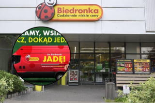 Świąteczna wioska przed Biedronką.  Na liście są dwa miasta z woj. lubelskiego!