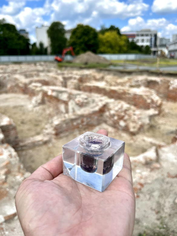 Prace archeologiczne na terenie pałacu Brühla