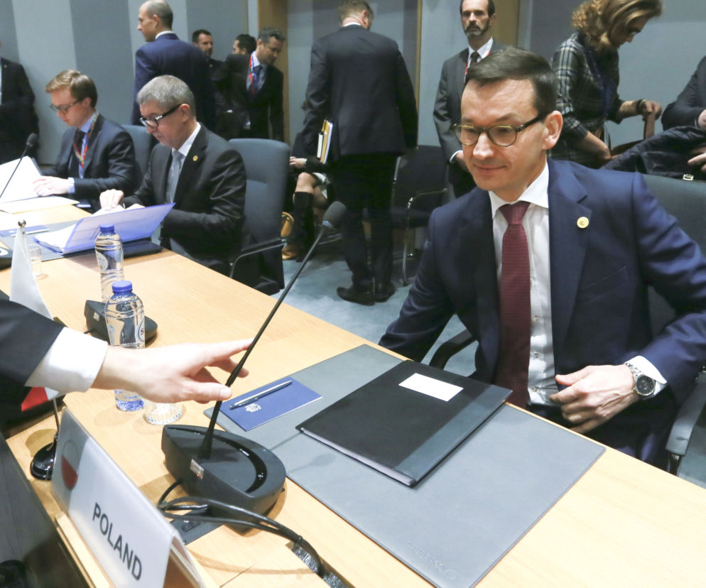 Premier Mateusz Morawiecki w Brukseli