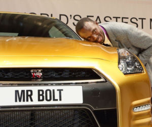 Usain Bolt i Nissan GT-R 