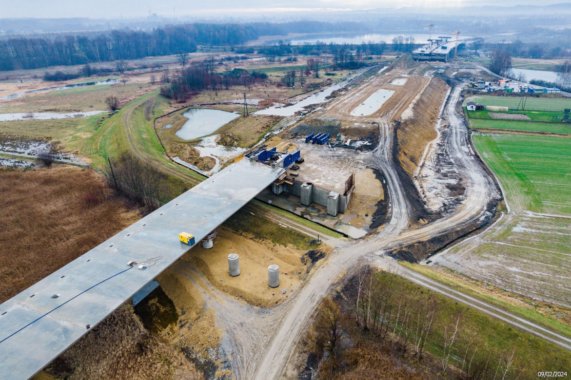 Budowa S1 Oświęcim - Dankowice LUTY 2024