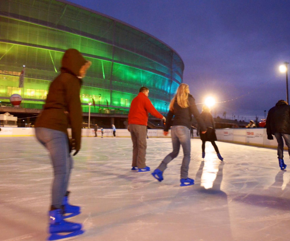Lodowisko działało przy stadionie od 2013 roku