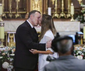 Jacek Kurski z żoną