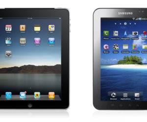 Samsung Galaxy Tab i iPad