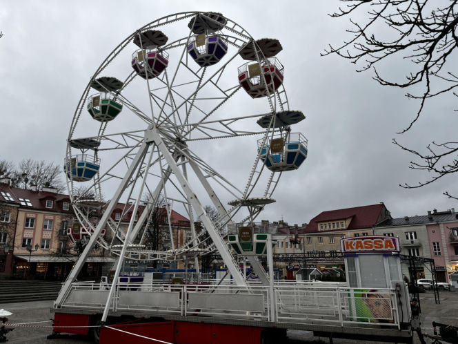Diabelski młyn na Rynku Kościuszki w Białymstoku