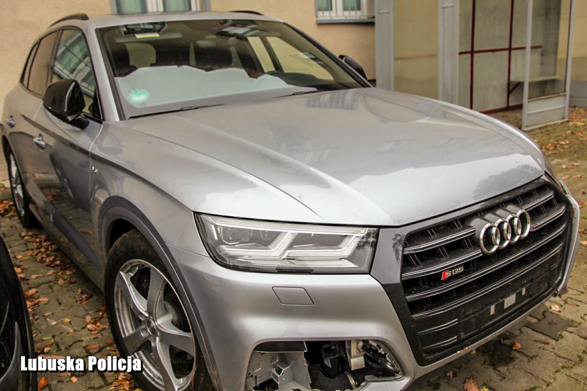 Kradzione Audi SQ5 odzyskane