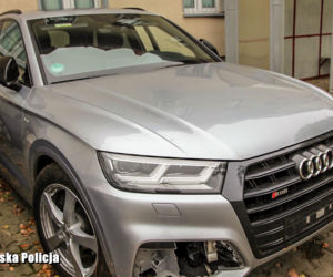 Kradzione Audi SQ5 odzyskane