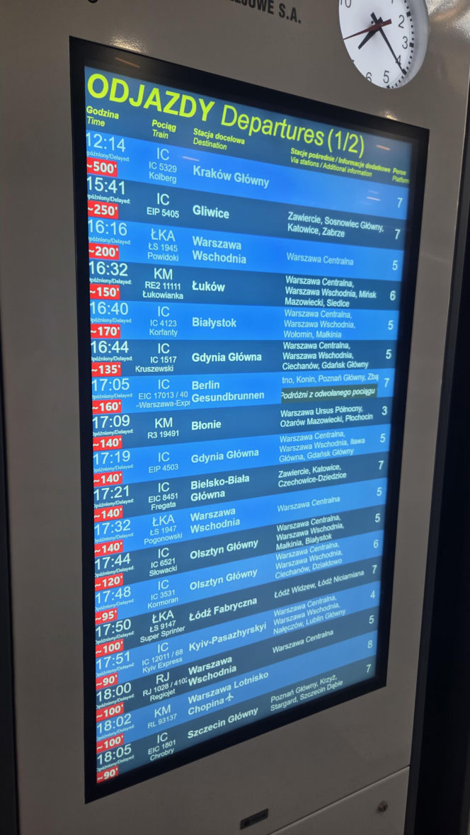 Stałem 60 minut kilometr od stacji w 38-stopniowym upale. Kiedy ruszyliśmy rozległy się brawa