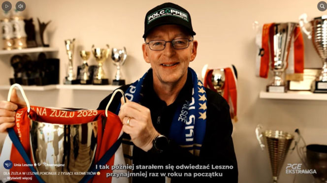 Ze Szkocji dl Leszna. Kibicowska pasja Michaela Purvesa