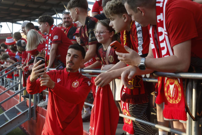 Widzew Łódź - Piast Gliwice: Zdjęcia kibiców i zawodników z meczu 34. kolejki PKO BP Ekstraklasy
