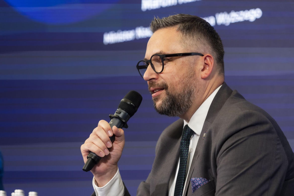 Sławosz Uznański-Wiśniewiski na forum w Karpaczu.