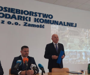 Podpisanie umowy Modernizację gpospodarki wodno-ściekowej w aglomeracji Zamość