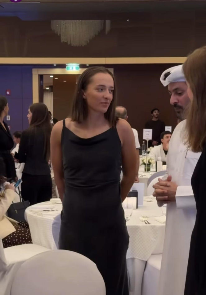 Iga Świątek na Players Party