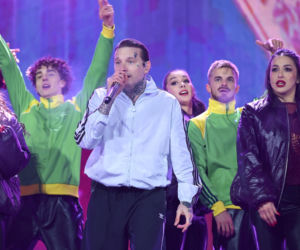 Smolasty i jego była dziewczyna razem na scenie. Fani nie gryźli się w język po ich występie