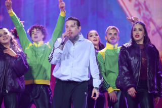 Smolasty i jego była dziewczyna razem na scenie. Fani nie gryźli się w język po ich występie