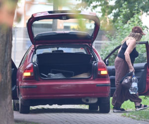 Agnieszka Perepeczko wystroiła się na bazar