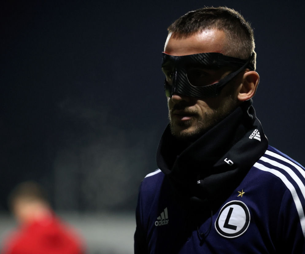 Tomas Pekhart na treningu Legii Warszawa