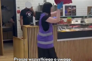 Aktywiści zaatakowali kebab związany z Filipem Chajzerem