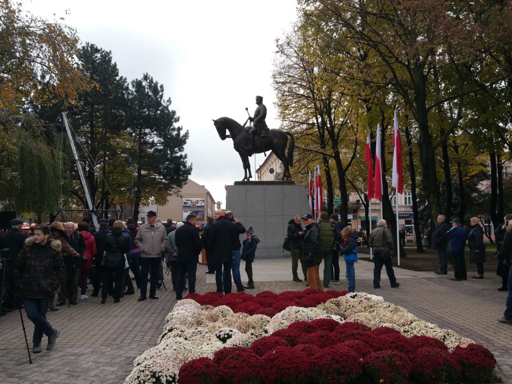 Piłsudski już odsłonięty