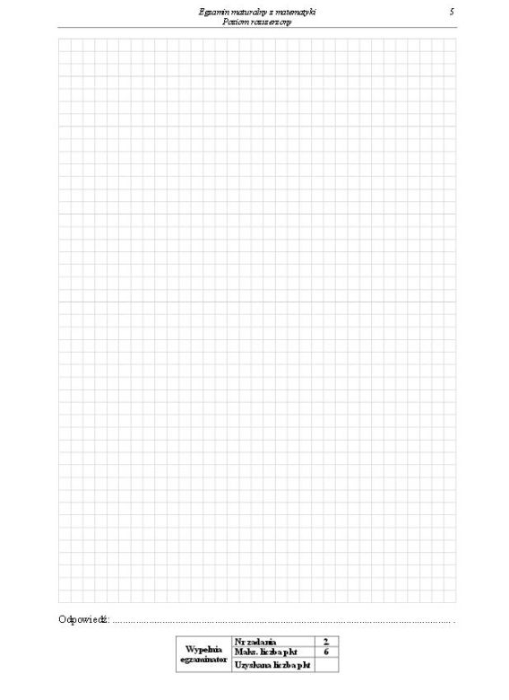 Matura 2014 matematyka poziom rozszerzony