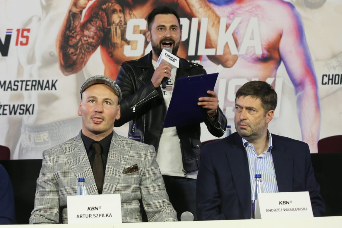 Konferencja przed walką Szpilka - Różański