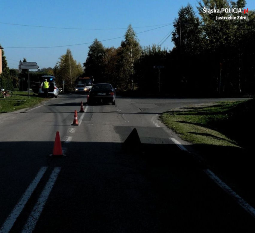 Wypadek z udziałem 10-letniej rowerzystki