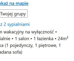 Domki letniskowe