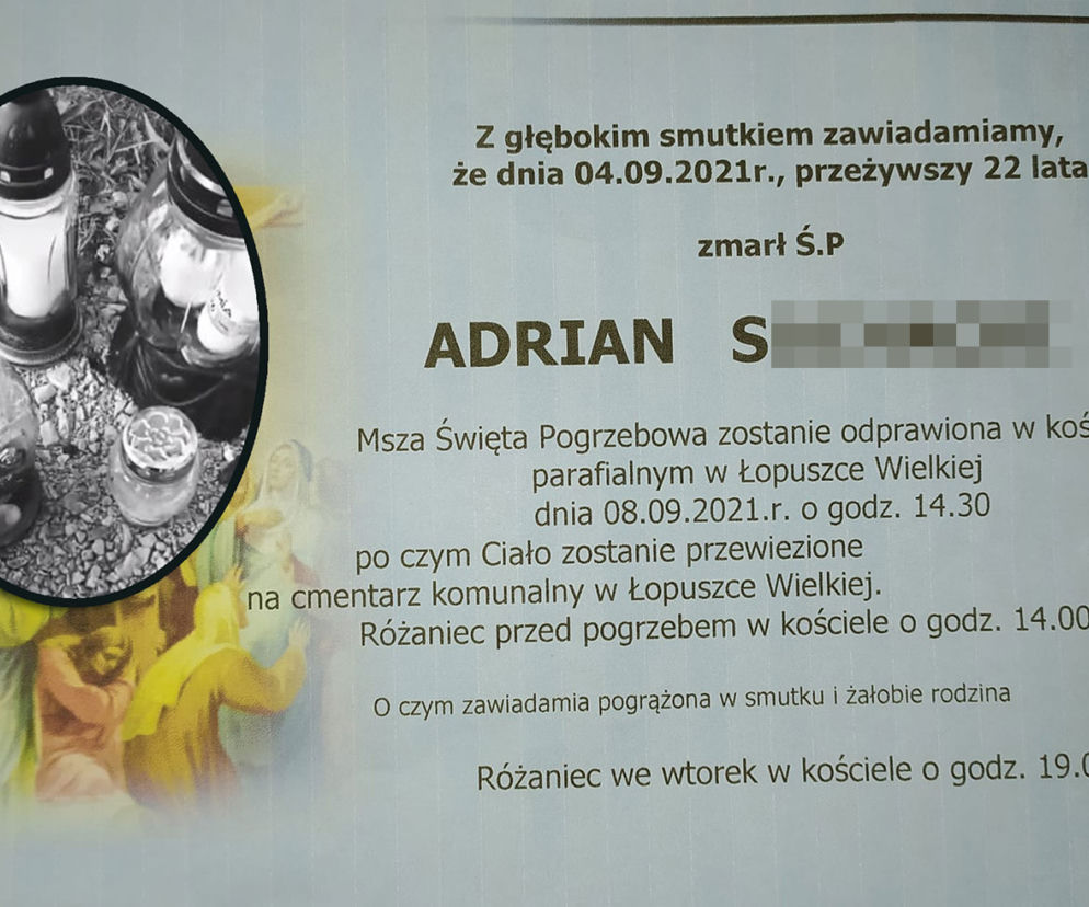 Bracia zmarłego motocyklisty żegnają go we wzruszający sposób
