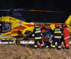 Na miejsce tragedii skierowano dwa śmigłowce medyczne