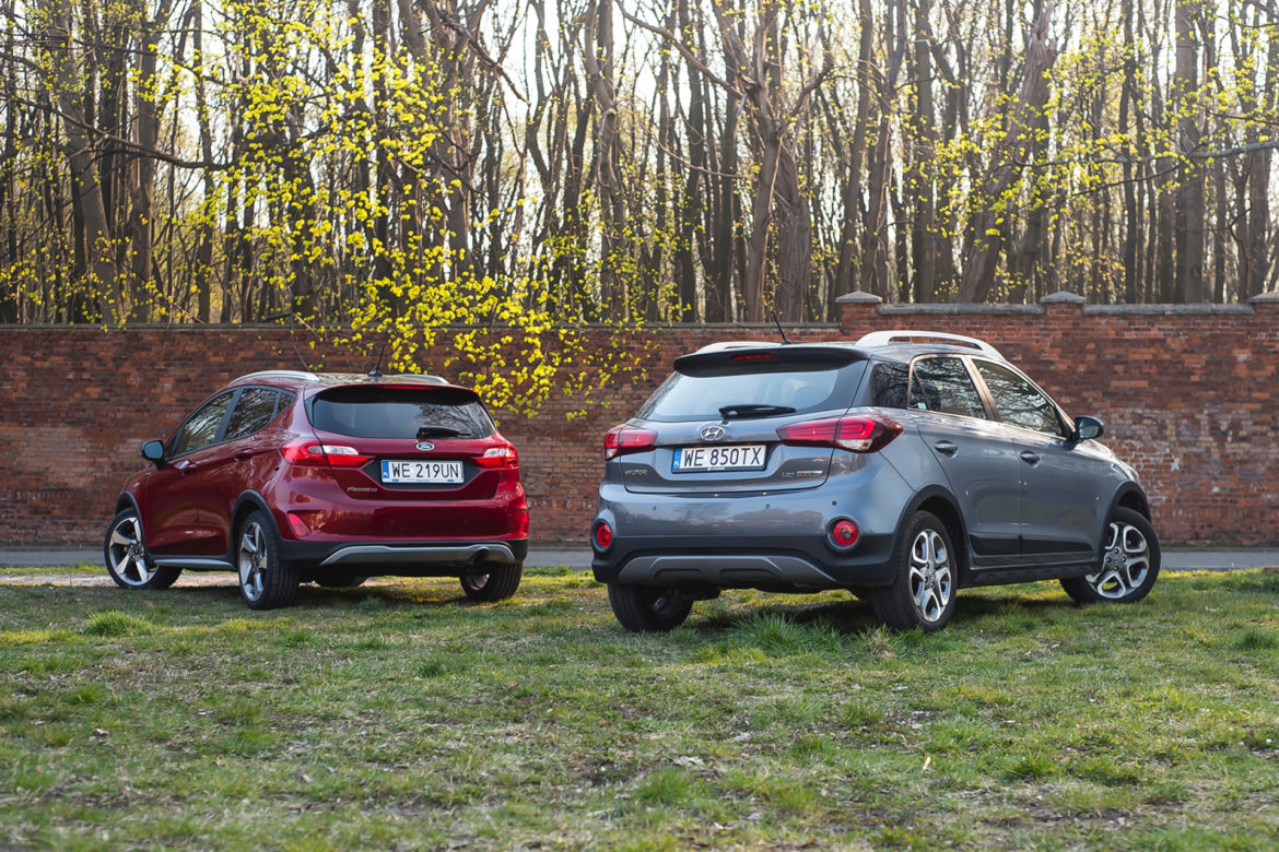 Hyundai i20 Active 1.0 T-GDI 100 KM vs. Ford Fiesta Active 1.5 EcoBlue 120 KM